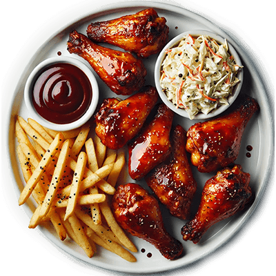 BBQ Grilled Chicken Wings