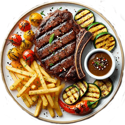 Flame-Grilled Ribeye Steak