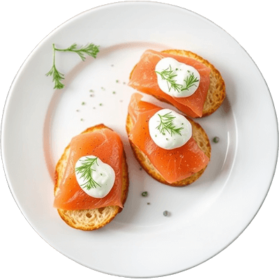 Smoked Salmon Crostini